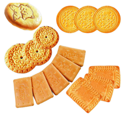 Industrial Biscuit Processing Line Cookies Making Machine 500 Kg / Hour High Speed Hard and Soft Biscuit Production Line