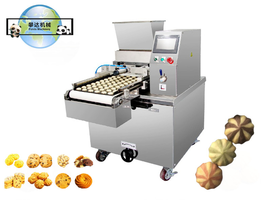 PLC SS304 150kg/H Cake Shop Cookie Dropping Machine