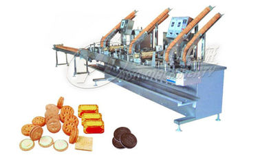 Soft Sandwich Biscuit Processing Line, OREO Sandwich Biscuit Machine High Speed Capacity