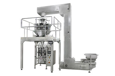 PD200 Automatic Weighing Packing Machine 10 Heads Multi Weigher Foods Packaging Machine With 2.5L Hopper