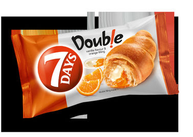 PD320G Individual Bag Packaging Machine For Pastry Croissant Custard Swiss Roll Cake Bakery Pillow Type Packing Machine